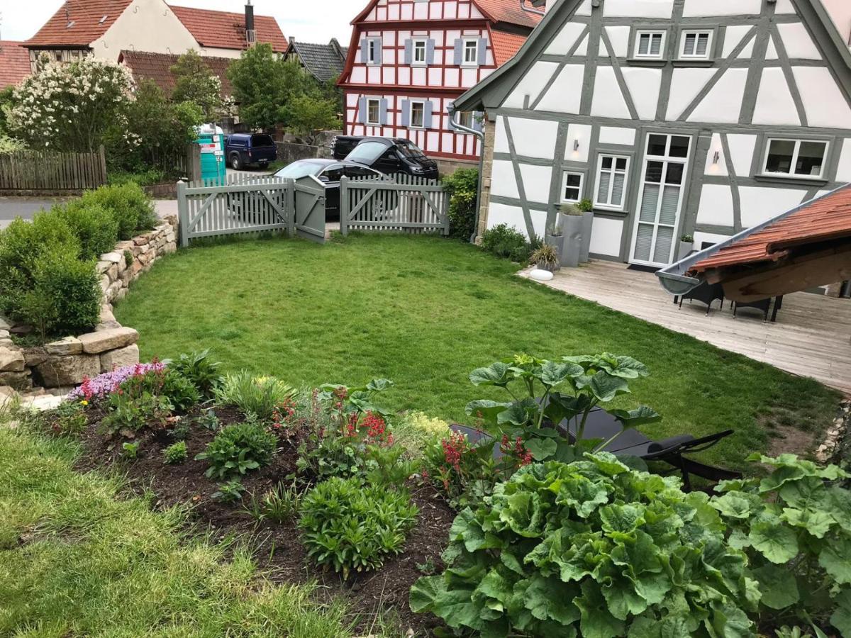 Ferienhaus Hassgautor Aidhausen Buitenkant foto