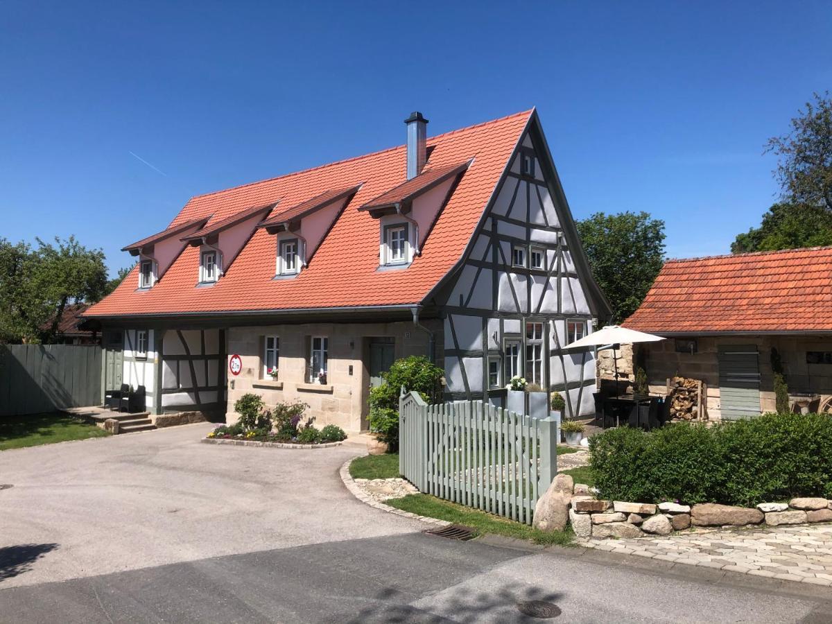 Ferienhaus Hassgautor Aidhausen Buitenkant foto