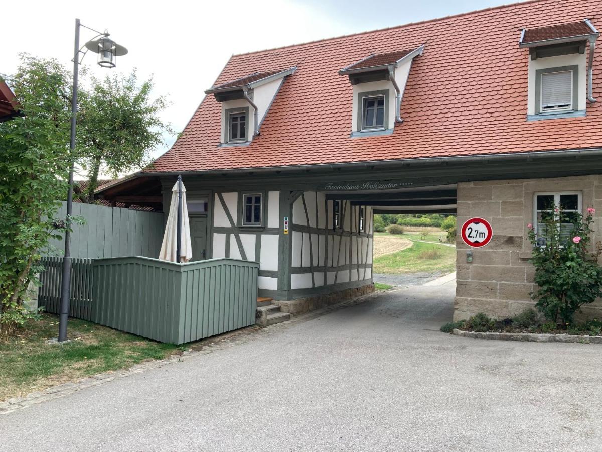 Ferienhaus Hassgautor Aidhausen Buitenkant foto
