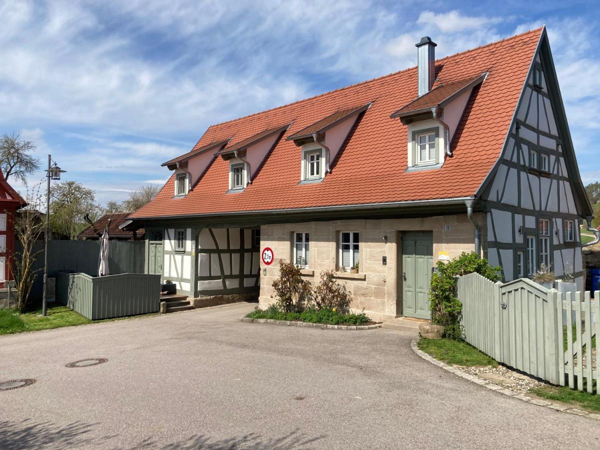 Ferienhaus Hassgautor Aidhausen Buitenkant foto