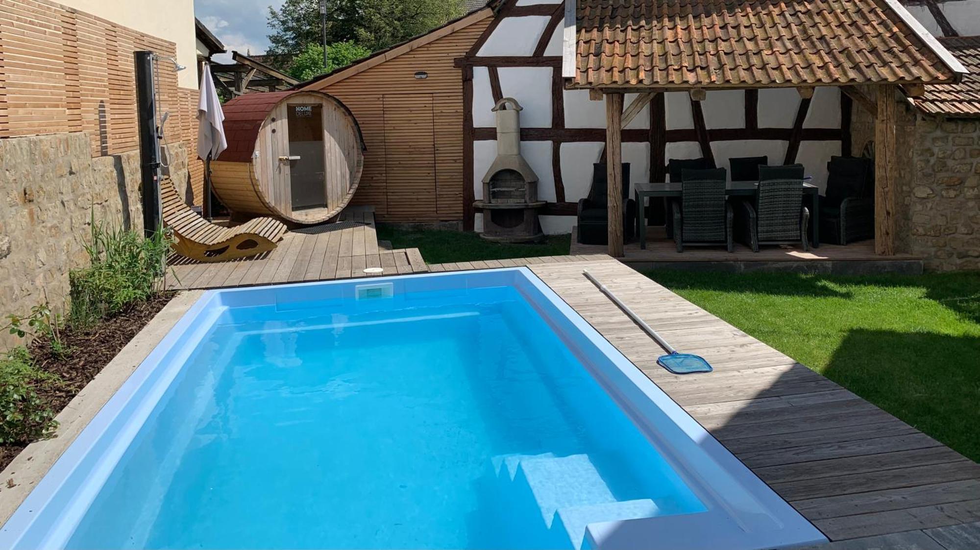 Ferienhaus Hassgautor Aidhausen Buitenkant foto