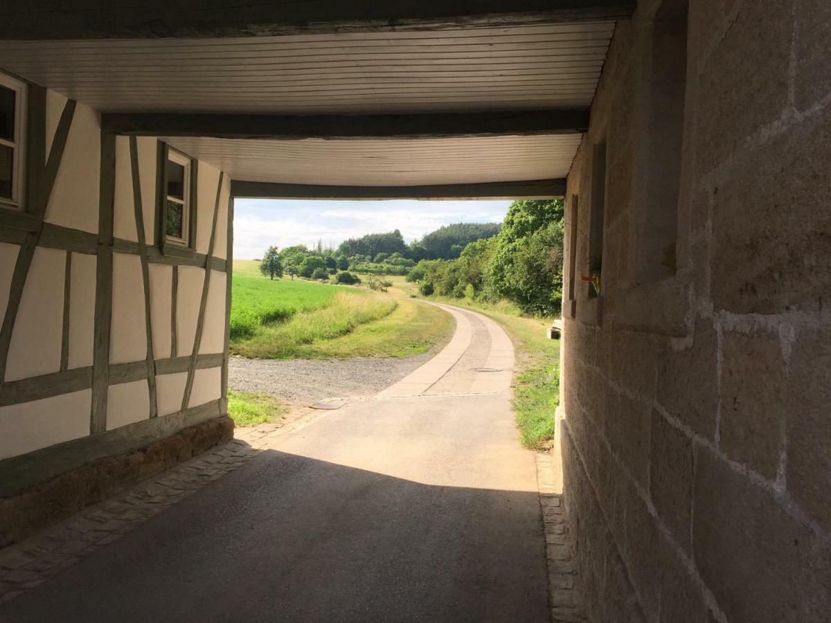 Ferienhaus Hassgautor Aidhausen Buitenkant foto