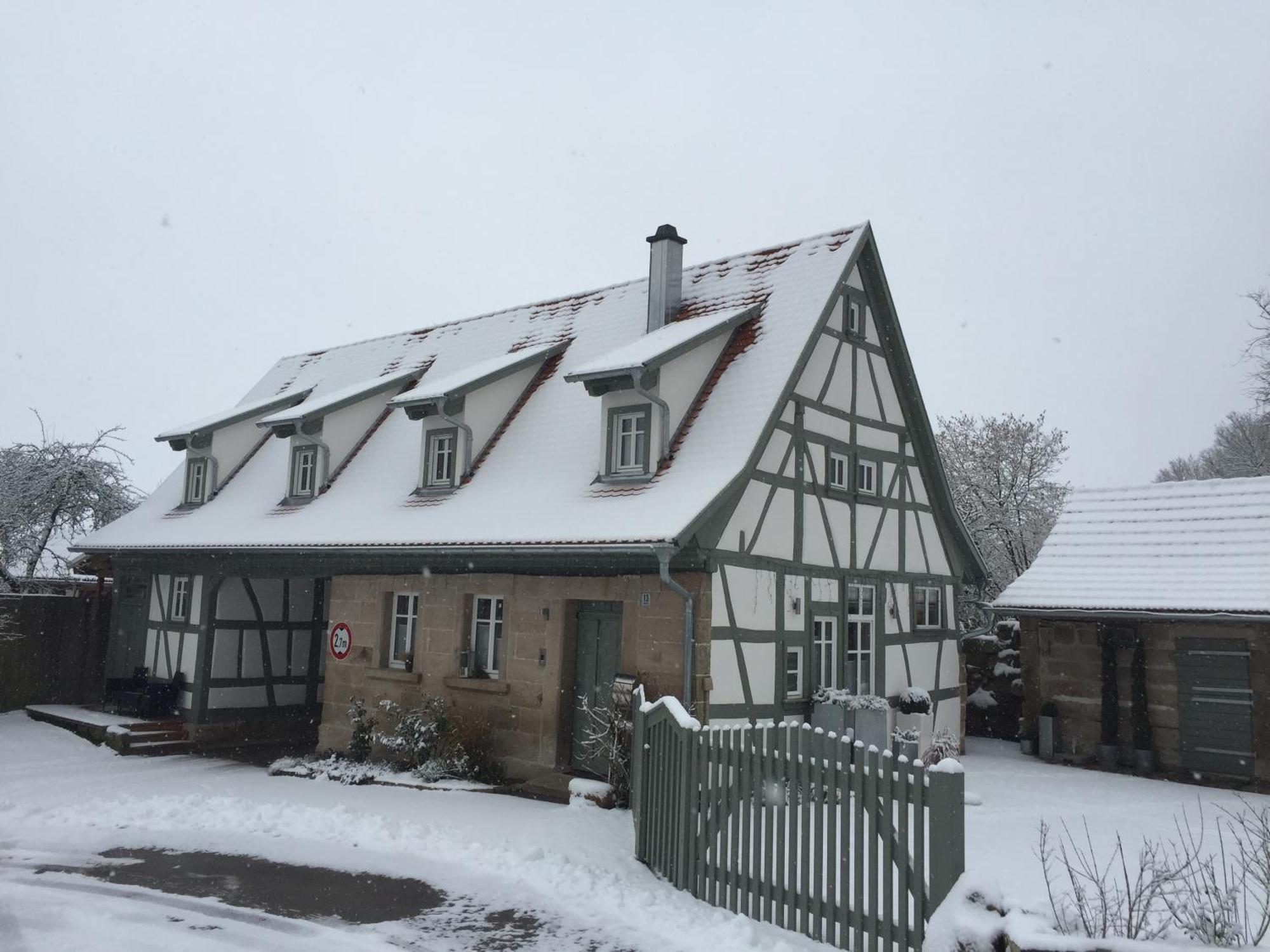 Ferienhaus Hassgautor Aidhausen Buitenkant foto